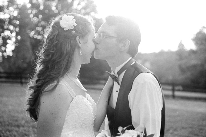 Kodak TriX self developed wedding image