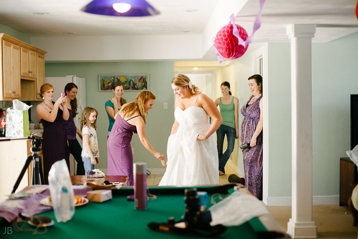 Virginia Beach Wedding on the beach in October at high noon bright day