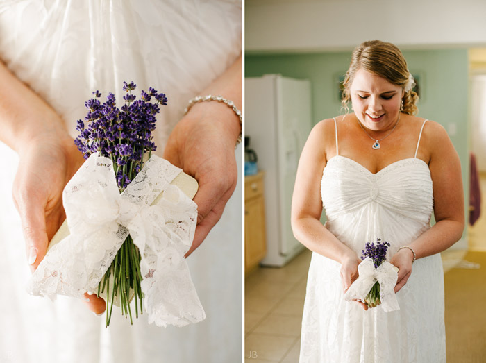 Virginia Beach Wedding on the beach in October at high noon bright day