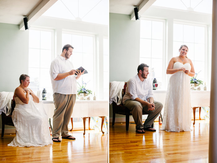 Virginia Beach Wedding on the beach in October at high noon bright day