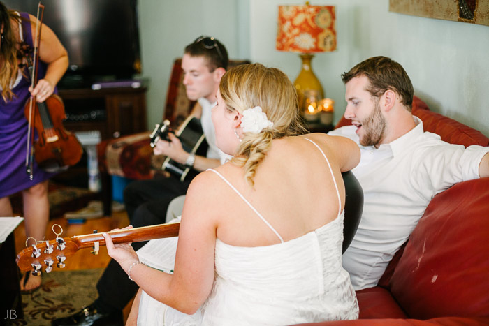 Virginia Beach Wedding on the beach in October at high noon bright day