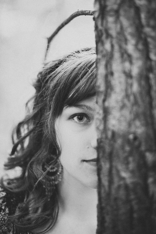 virginia senior portraits in woods autumn and spring film look with vsco