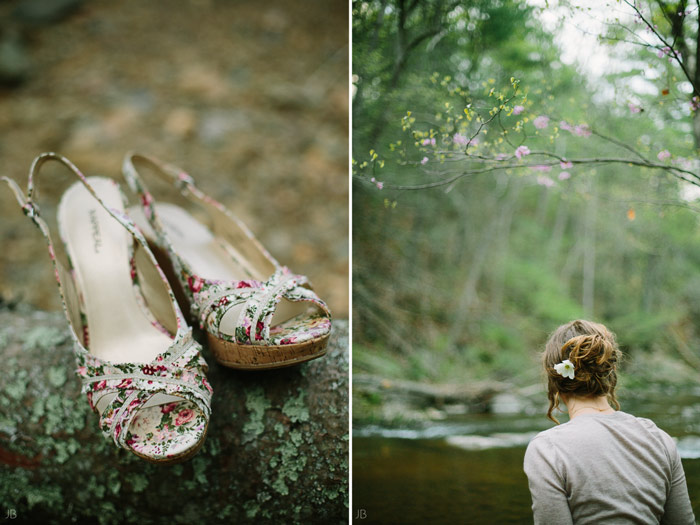 virginia senior portraits in woods autumn and spring film look with vsco