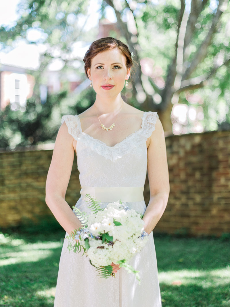 summer garden charlottesville wedding shot on film