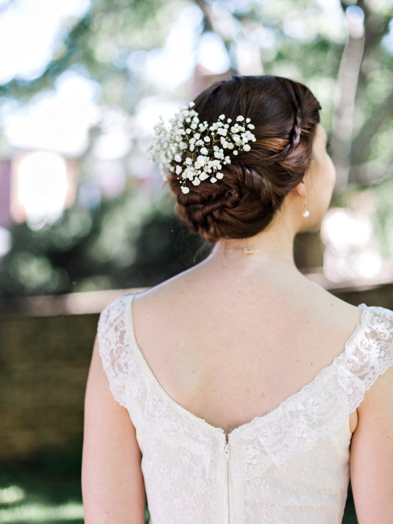 summer garden charlottesville wedding shot on film