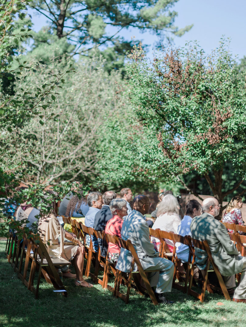 summer garden charlottesville wedding shot on film