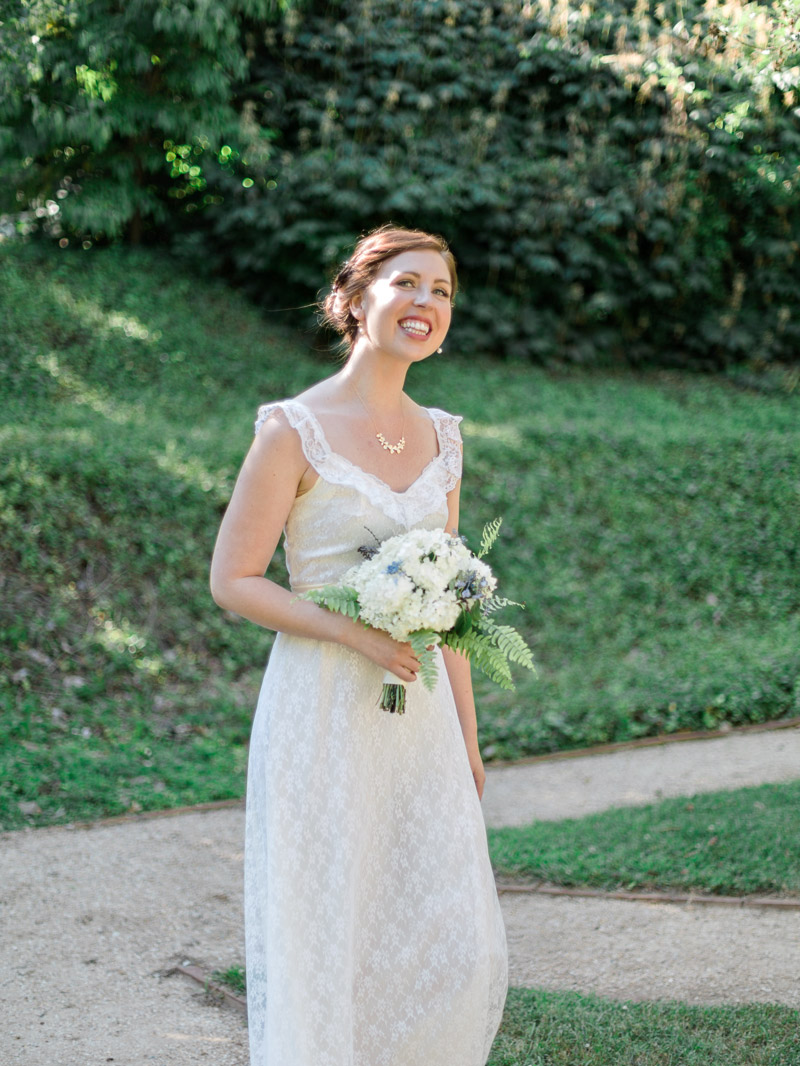 summer garden charlottesville wedding shot on film