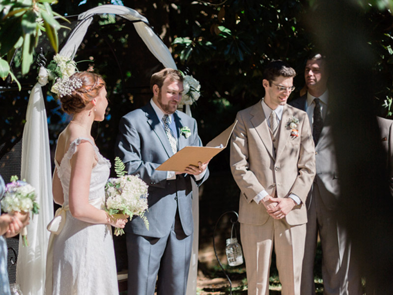 summer garden charlottesville wedding shot on film