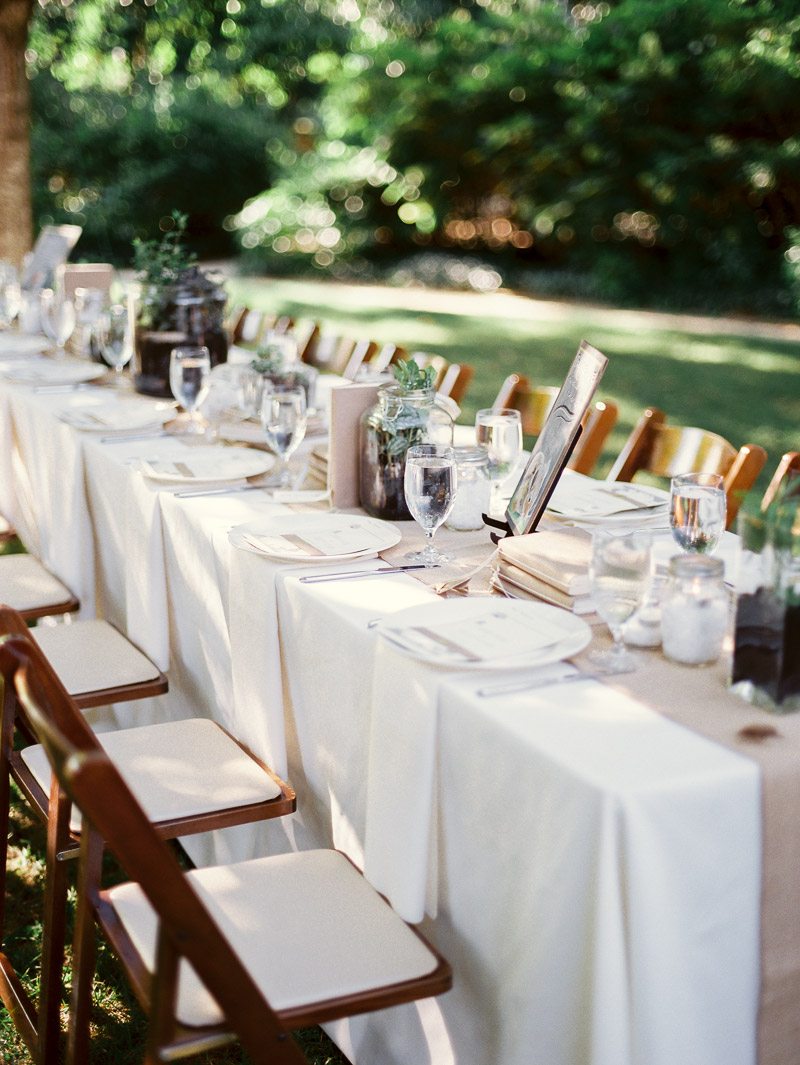 summer garden charlottesville wedding shot on film