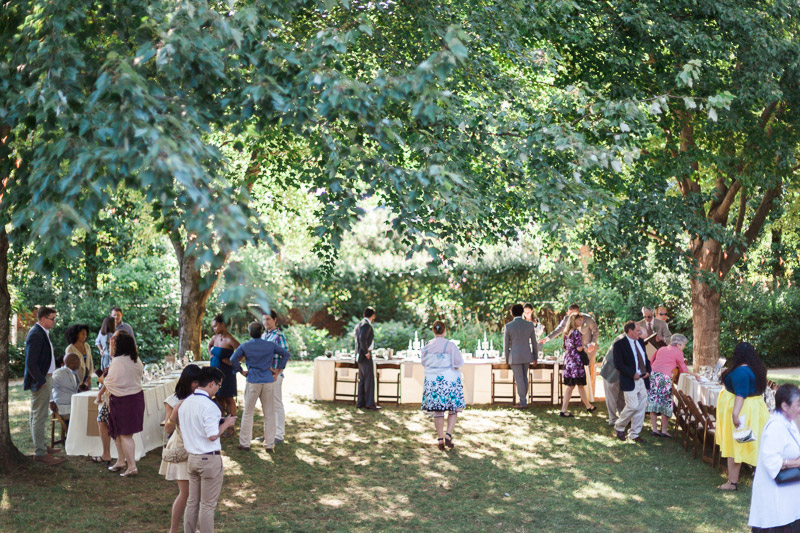summer garden charlottesville wedding shot on film