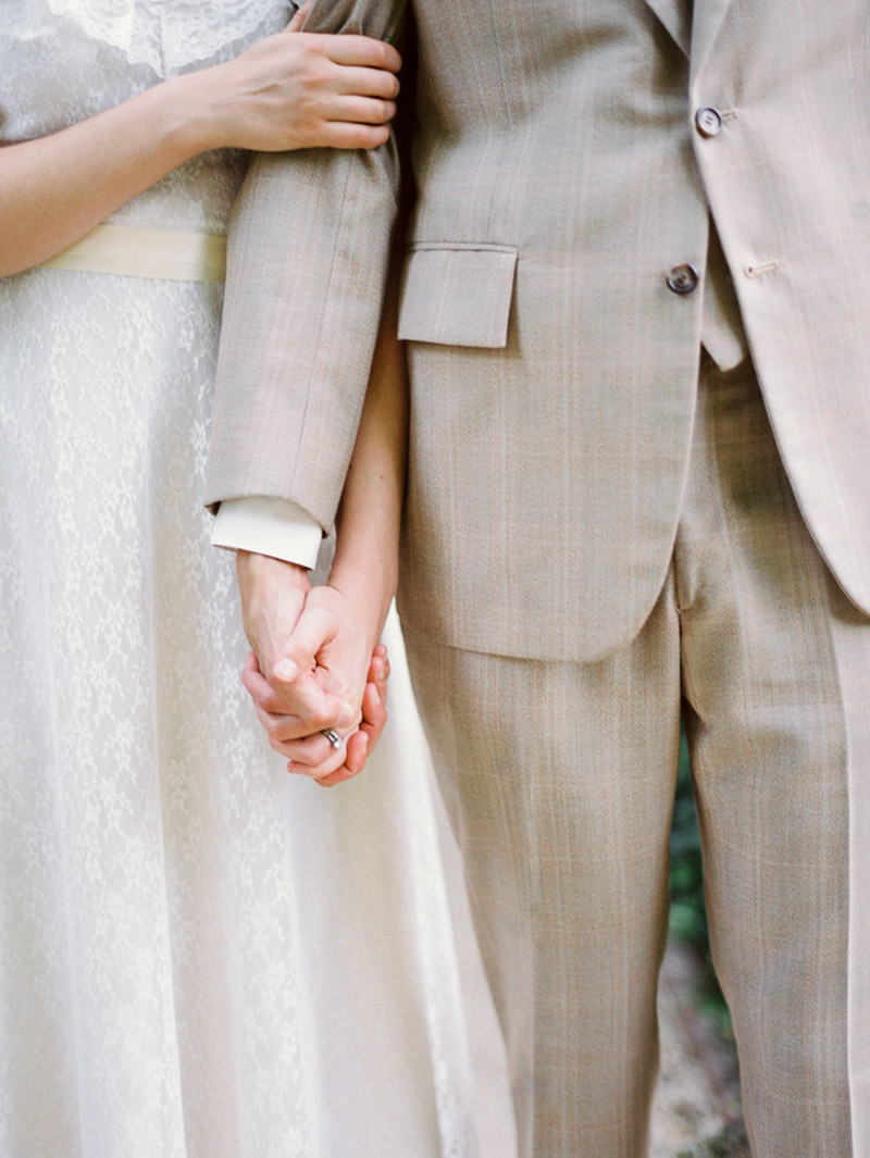 summer garden charlottesville wedding shot on film