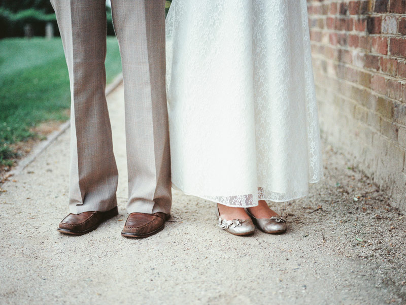 summer garden charlottesville wedding shot on film