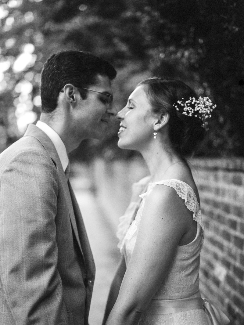 summer garden charlottesville wedding shot on film