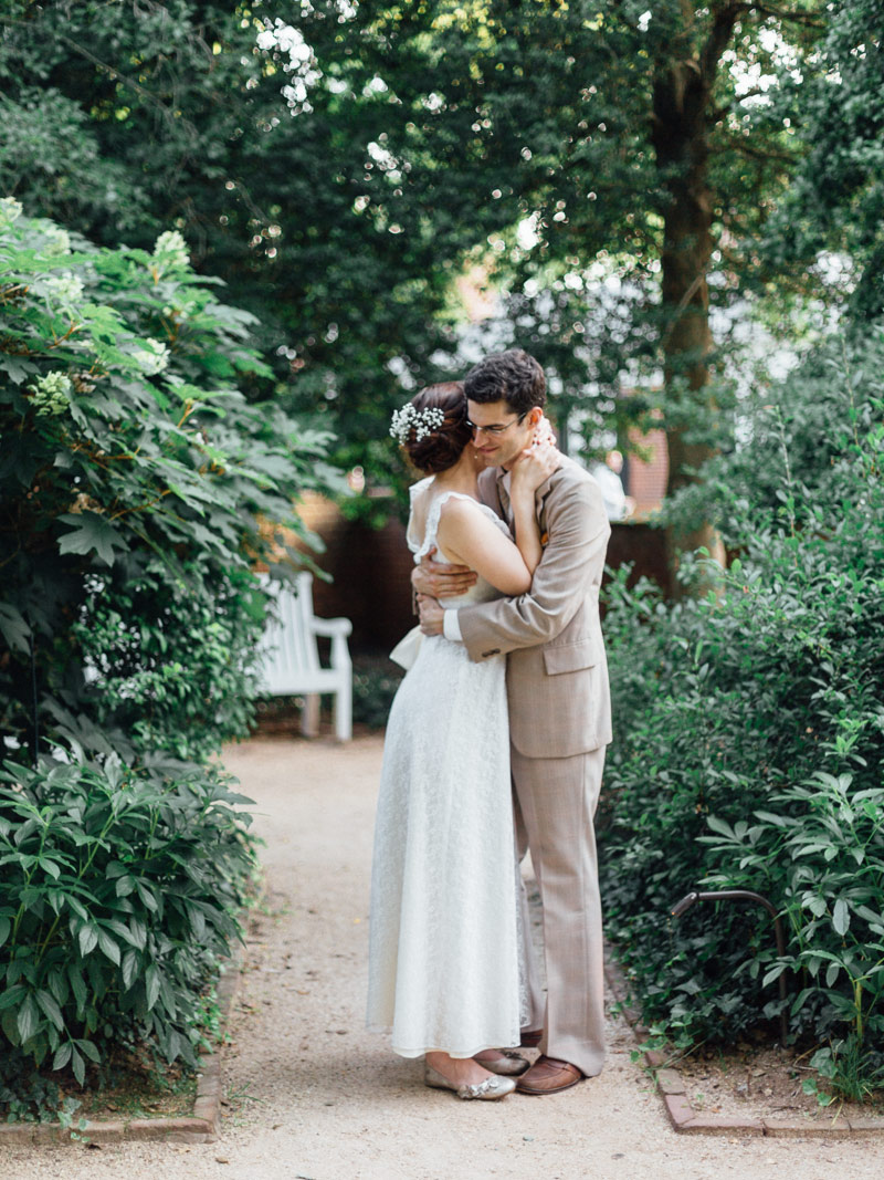 summer garden charlottesville wedding shot on film