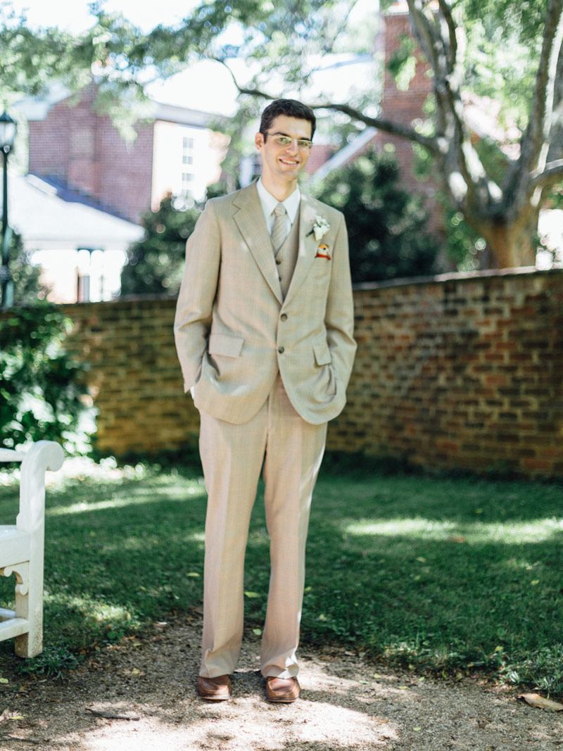 summer garden charlottesville wedding shot on film