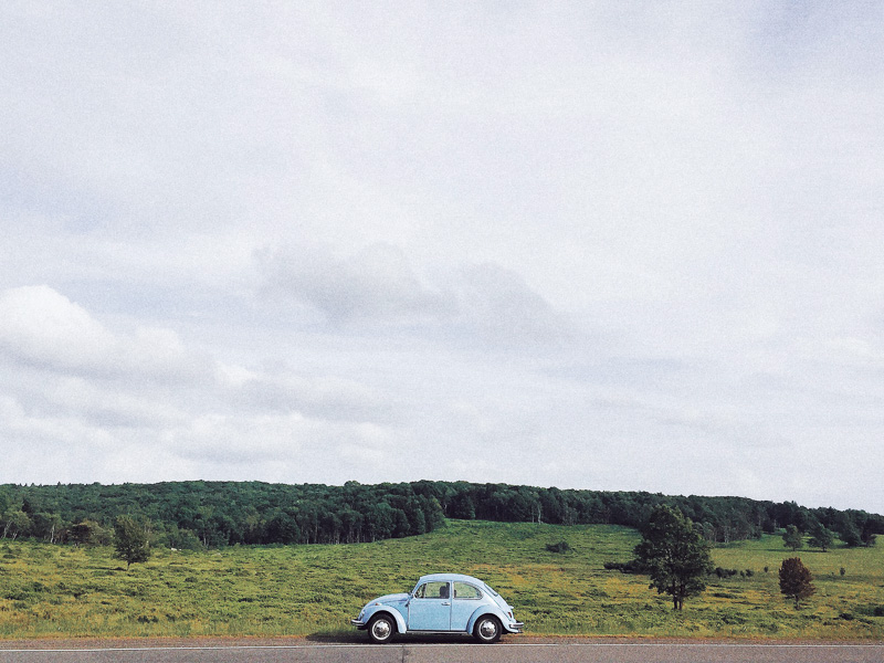 blue 1968 volkswagen beetle road trip vscocam