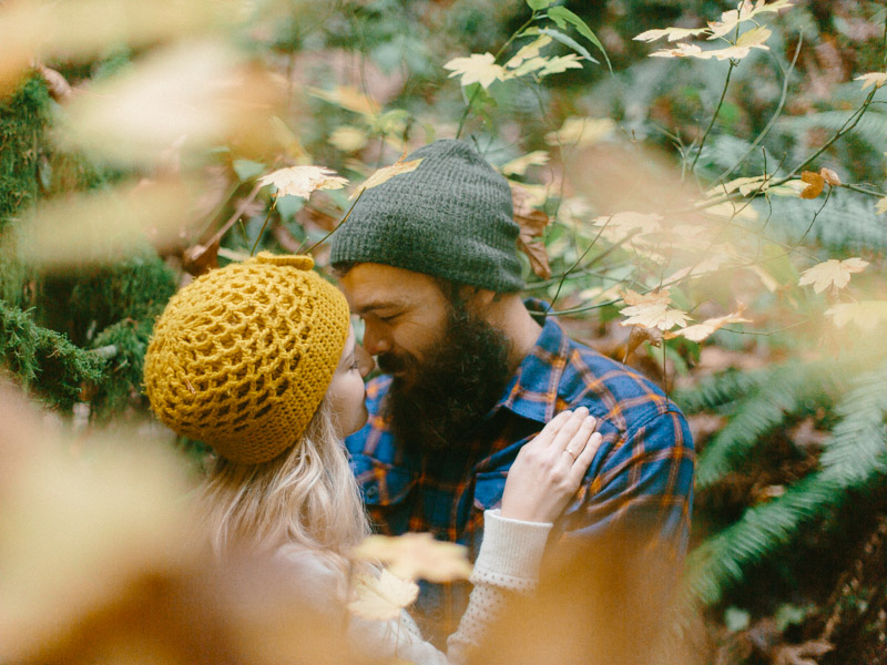 forest park engagement session in portland oregon