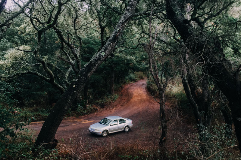 looking for campsites on los burros road near big sur california