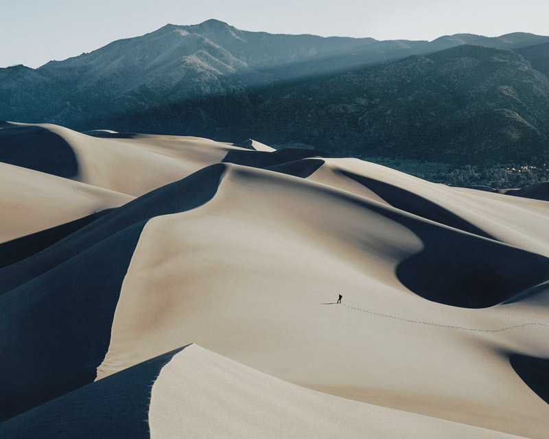 sunrise at the vast great sand dunes national park in colorado