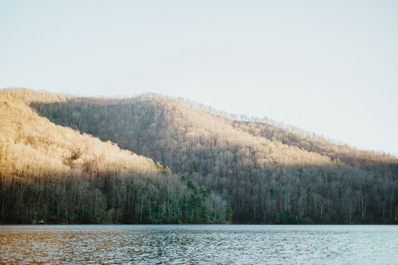 adventurous switzer lake engagement session in virginia - portra400