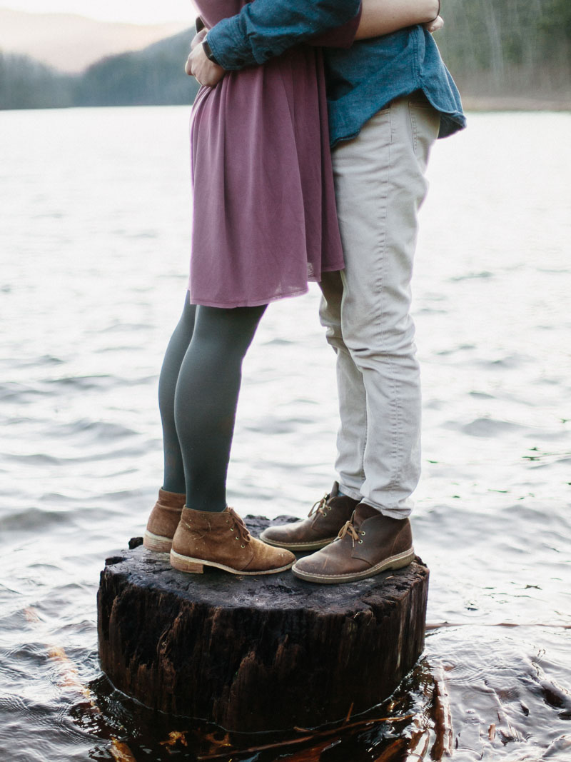 adventurous switzer lake engagement session in virginia - portra400