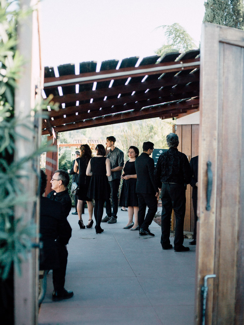 california desert wedding on halloween at the Joshua Tree Inn