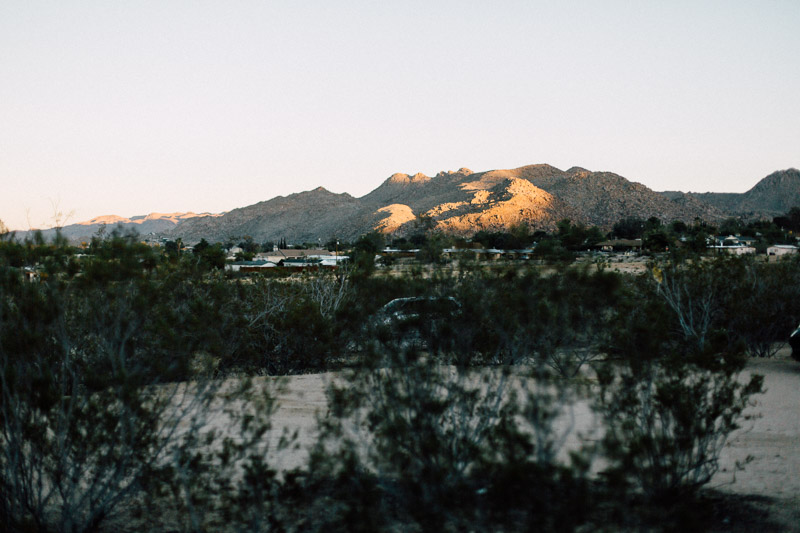 california desert wedding on halloween at the Joshua Tree Inn