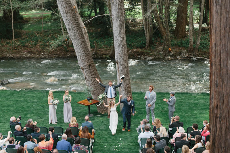california wedding in Big Sur at the Big Sur River Inn