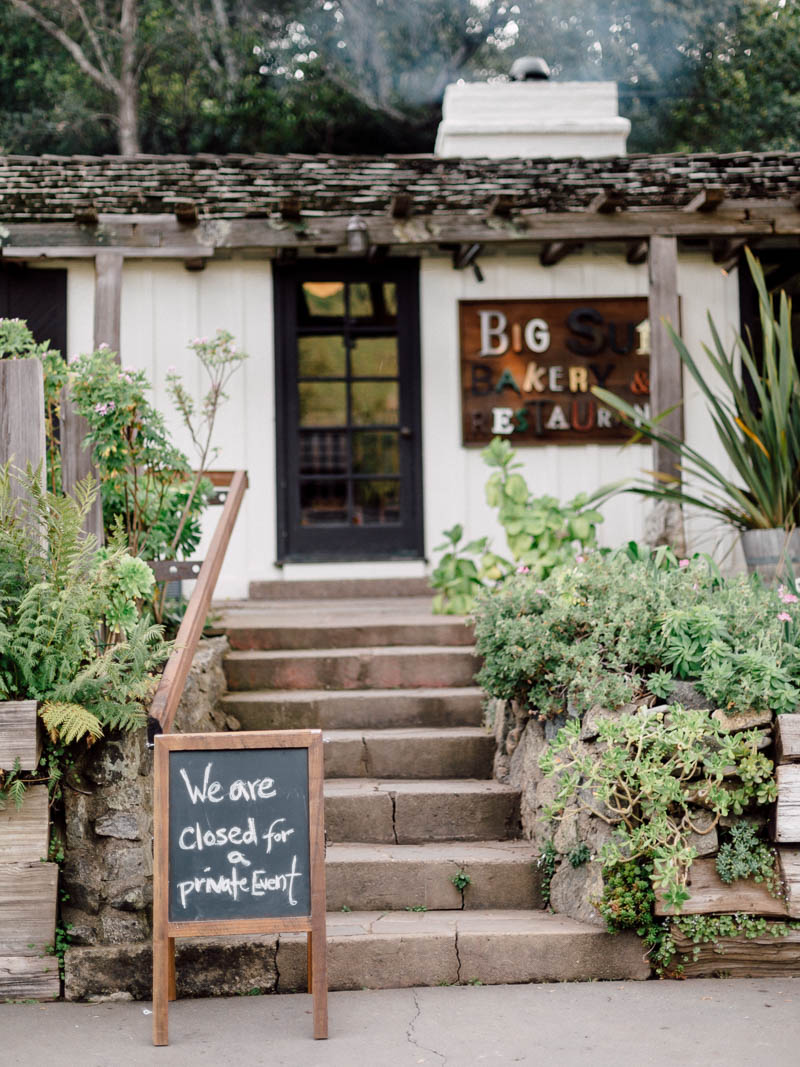 california wedding in Big Sur at the Big Sur River Inn